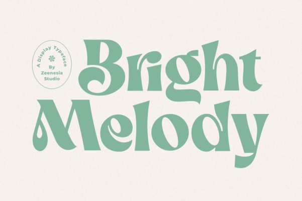 Bright Melody Display Typeface