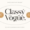 Classy Vogue Serif Font